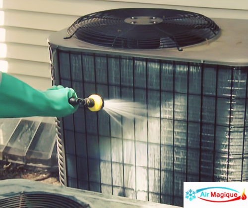 Air conditioner cleaning